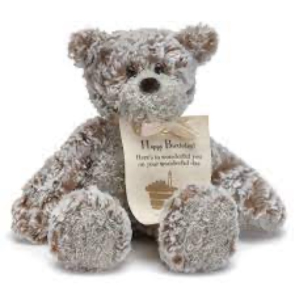 DEMDACO Mini Giving Bear 8.5"- Happy Birthday - Picture 1 of 8